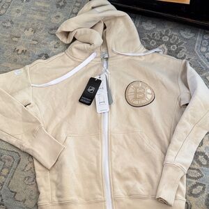 NHL Women's Full-Zip Hoodie in Beige